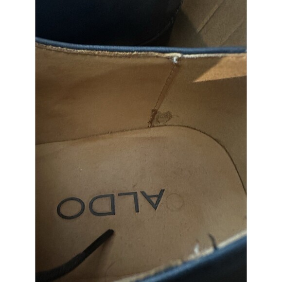 ALDO Blue Leather Dress Shoes Oxfords Classic Men's Lace Up SIZE 8 - Picture 11 of 15